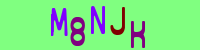Blue Captcha Image