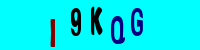 Blue Captcha Image