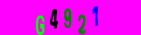 Blue Captcha Image