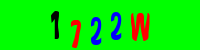 Blue Captcha Image