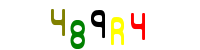 Blue Captcha Image