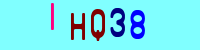 Blue Captcha Image