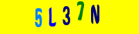 Blue Captcha Image