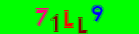 Blue Captcha Image