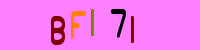 Blue Captcha Image
