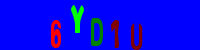 Blue Captcha Image