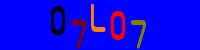 Blue Captcha Image