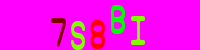 Blue Captcha Image