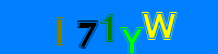 Blue Captcha Image