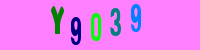 Blue Captcha Image