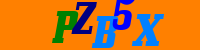 Blue Captcha Image