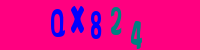 Blue Captcha Image