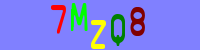 Blue Captcha Image