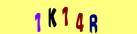 Blue Captcha Image
