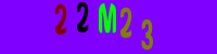 Blue Captcha Image