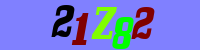 Blue Captcha Image