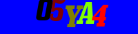 Blue Captcha Image