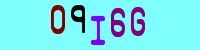 Blue Captcha Image