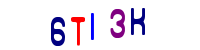 Blue Captcha Image