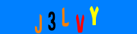 Blue Captcha Image
