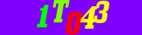 Blue Captcha Image