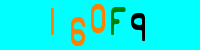 Blue Captcha Image