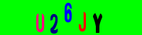 Blue Captcha Image
