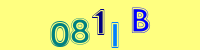 Blue Captcha Image