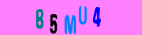 Blue Captcha Image