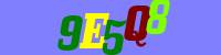 Blue Captcha Image