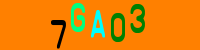 Blue Captcha Image