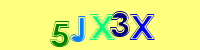 Blue Captcha Image