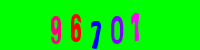 Blue Captcha Image