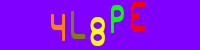 Blue Captcha Image