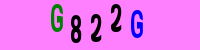 Blue Captcha Image