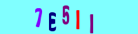 Blue Captcha Image