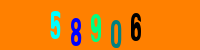Blue Captcha Image
