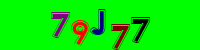 Blue Captcha Image