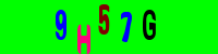 Blue Captcha Image