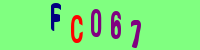 Blue Captcha Image
