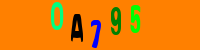 Blue Captcha Image