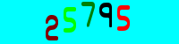 Blue Captcha Image