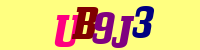 Blue Captcha Image
