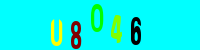 Blue Captcha Image