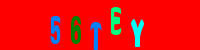 Blue Captcha Image