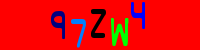 Blue Captcha Image