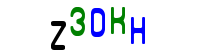 Blue Captcha Image