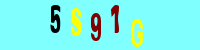 Blue Captcha Image