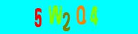 Blue Captcha Image