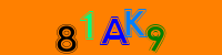Blue Captcha Image